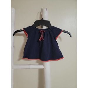 Maggie & Zoe Sz 0/3m Blue Dress/Top